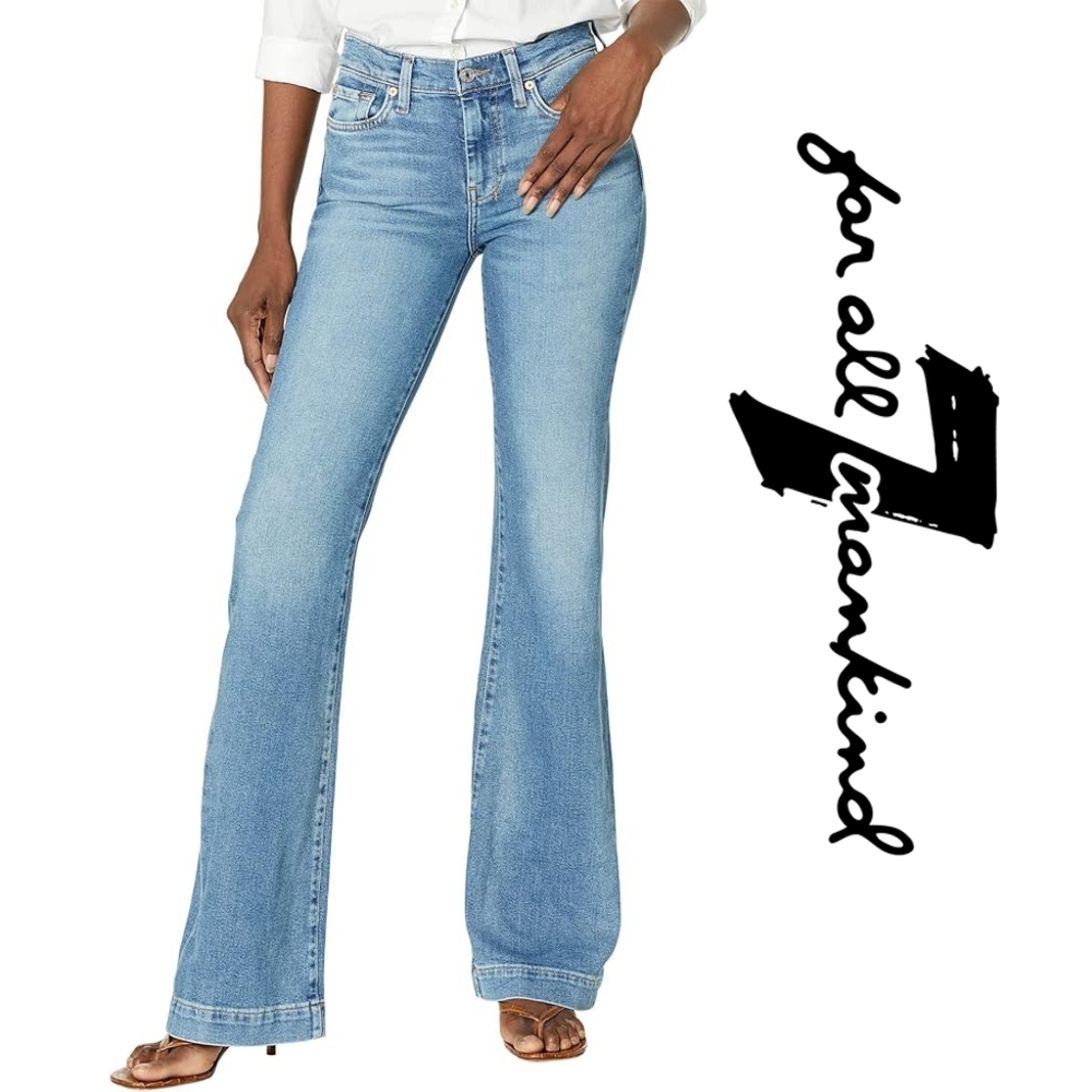 7 For All Mankind - Dojo in Luxe Vintage Lyme - Size 26 - Picture 2 of 6